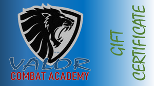 Valor Training Course Gift Certificate